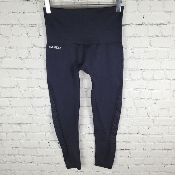 AMI MEDEA | high waist compression waist workout gym leggings - Picture 1 of 5